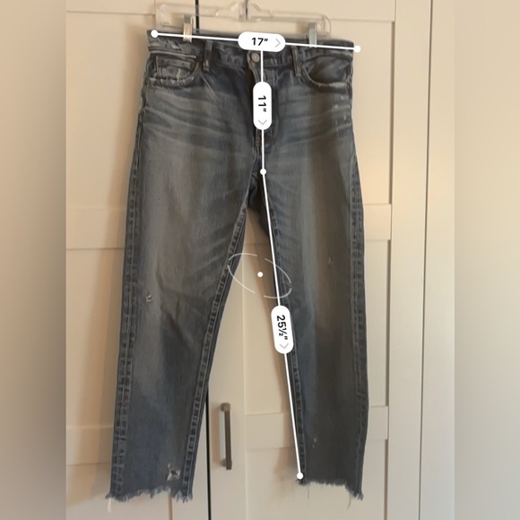 Moussy Vintage Jeans with Distressed Hem, Size 30 - Picture 5 of 5
